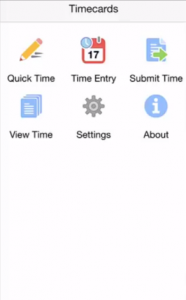 Timecards Mobile Oracle R12.2