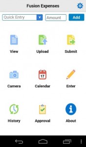 Fusion Expenses Mobile Oracle 12.2
