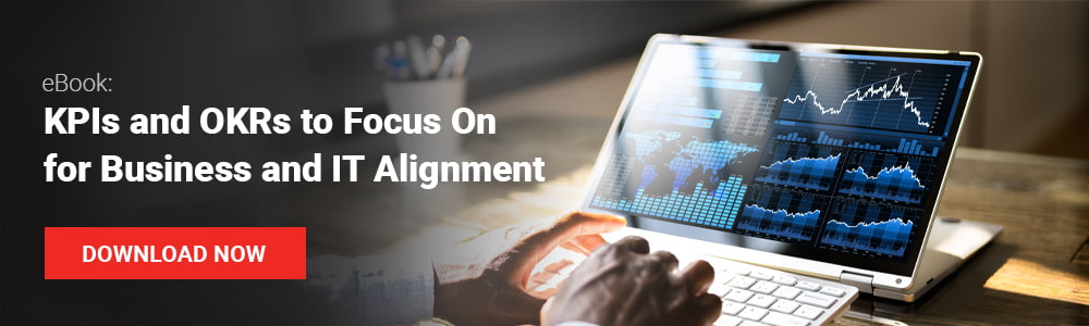 eBook: KPIs and OKRs to focus on for Business and IT Alignment 