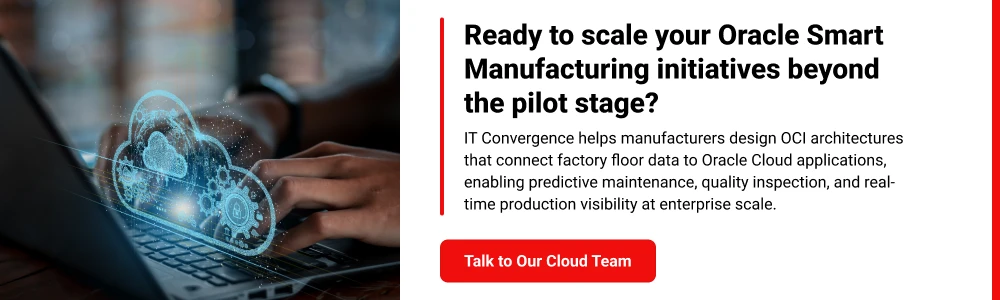 Oracle Smart Operations Smart Manufacturing Transformation with OCI | IT Convergence